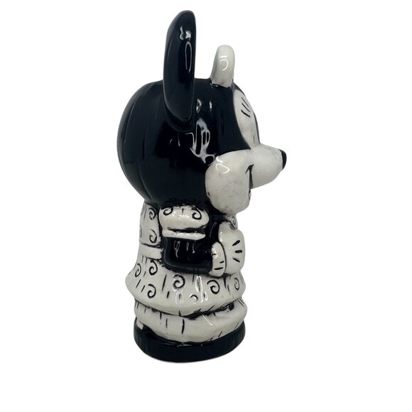 Geeki Tiki Jungle Bird Disney Pop Up Minnie Mouse Black White Ceramic Tiki Mug - Picture 2 of 7